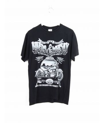 T-shirt Rock Bikers And Whisky T M/L