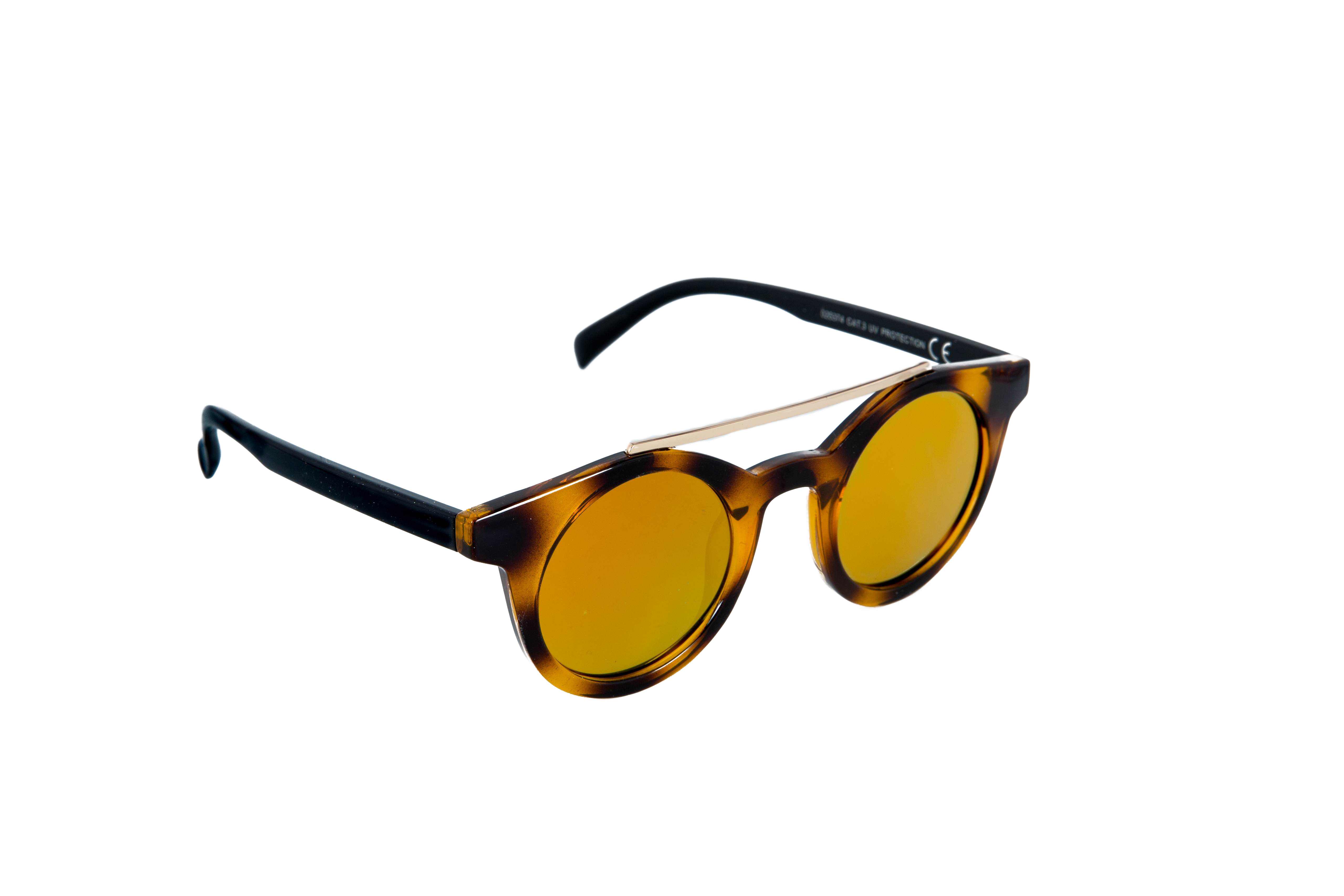 Lunettes Vintage Années 50 - Monture Marron Style écaille, Verres Ronds, Avec étui TAILLANDIER RENNES - Occasion