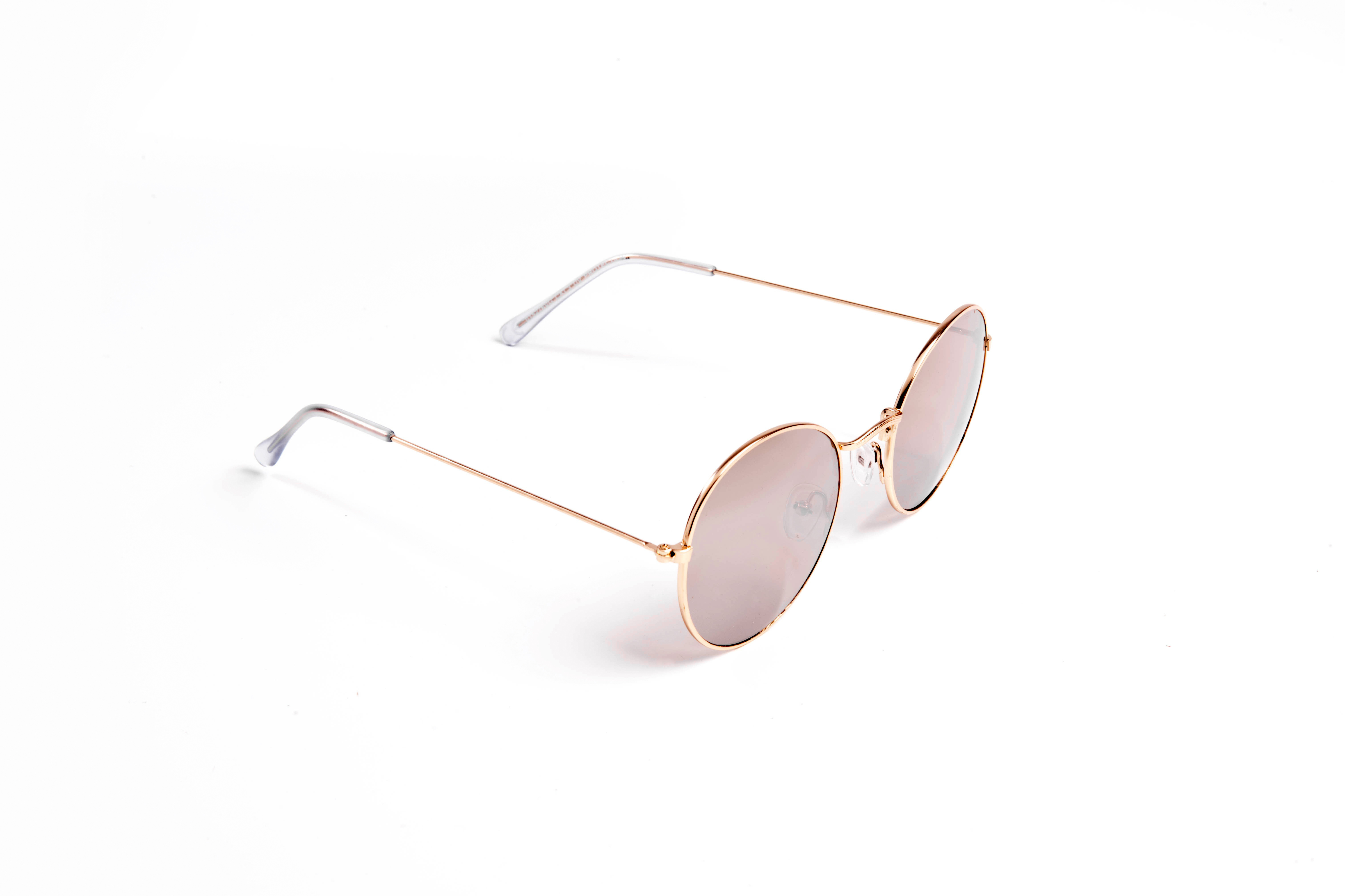 Lunette de Soleil - Homme - Femme - Accessoire - Ronde - Cuivre