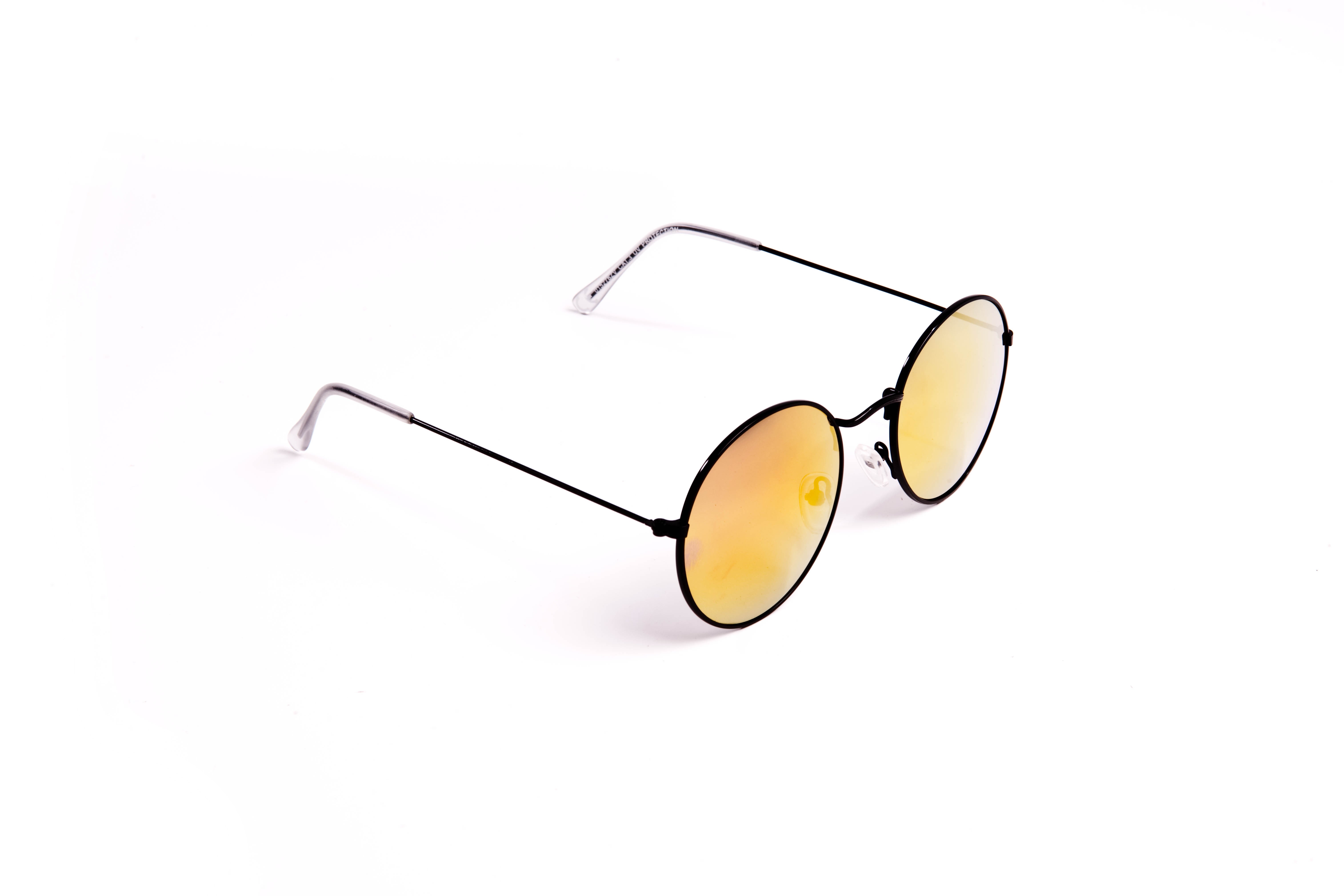 Lunette de Soleil - Homme - Femme - Accessoire - Ronde - Verres miroirs