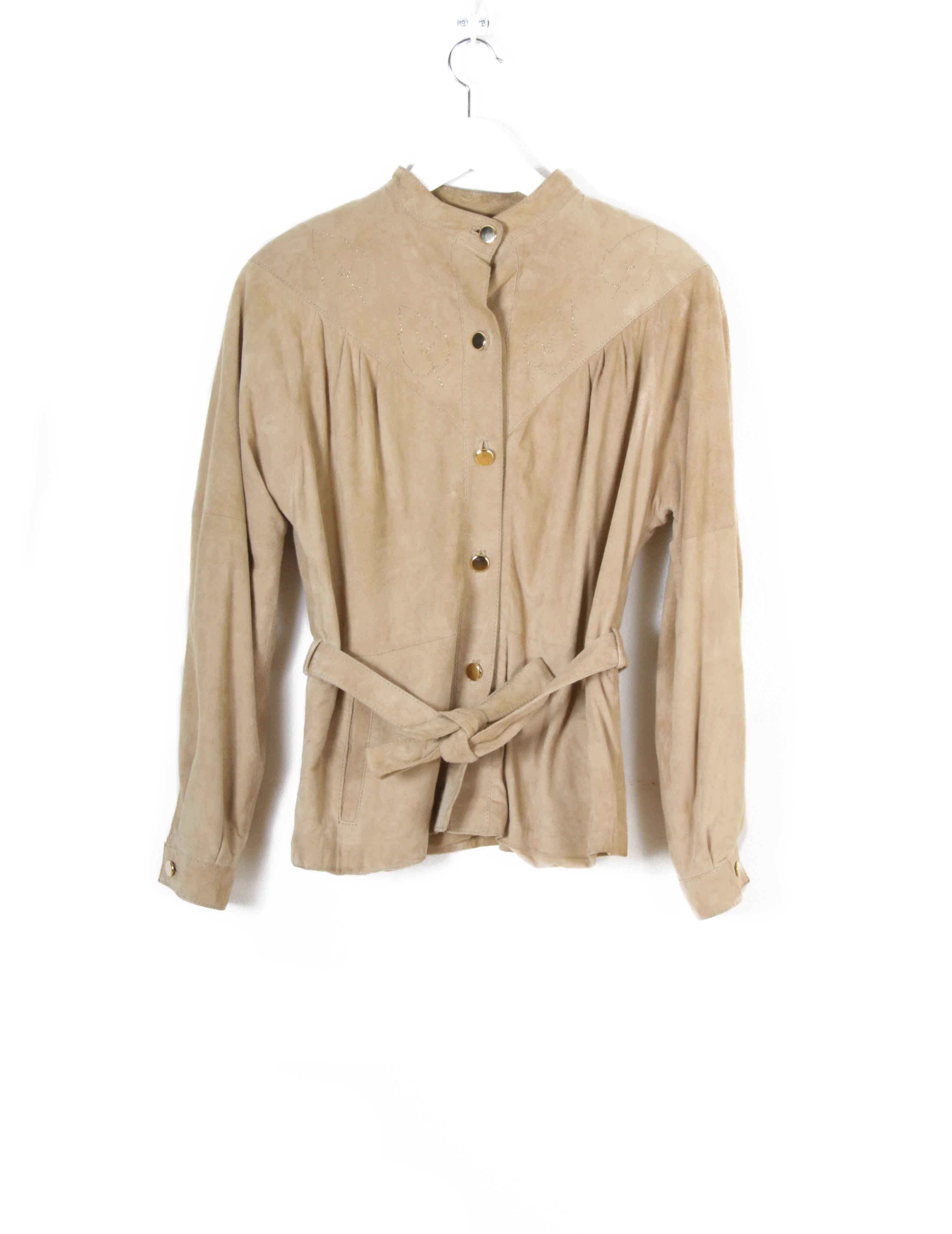 Blouson daim femme sale