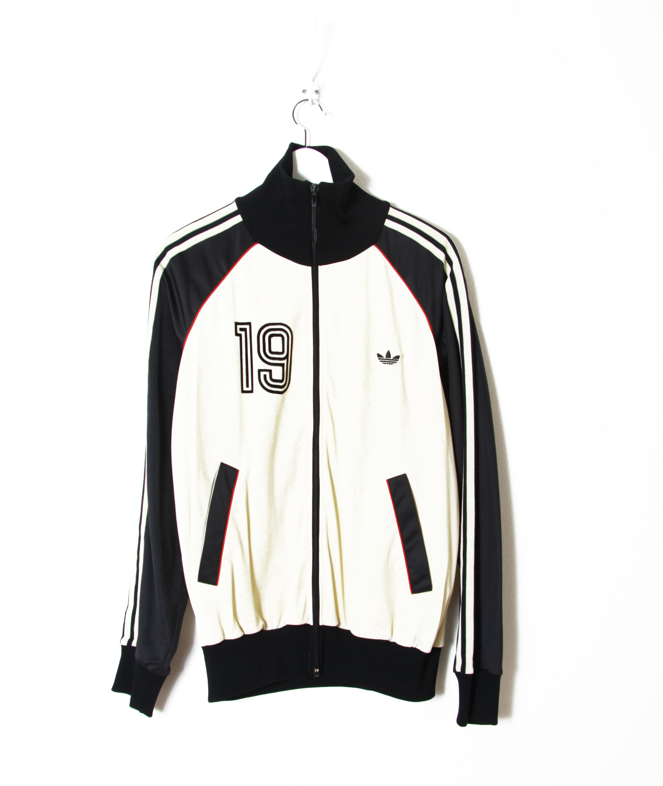 Veste de Jogging - Adidas - Vintage - Noir - Blanc - Tilt Vintage