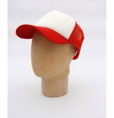 Casquette Baseball Trucker Rouge-1