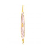 Ceinture cuir jaune-2