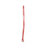 Ceinture cuir rouge imprimé serpent-1