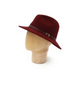 Chapeau Fédora en Laine avec Ceinture-7