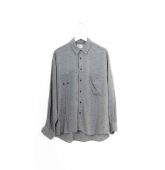 Chemise 80's Vintage Grise-1