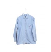 Chemise en Jean Brosée Fleur T L-1