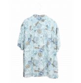 Chemise Hawaii bleu motifs imprimé T XL-2