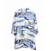 Chemise Hawaii motifs plage imprimé T XXL-1