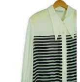 Chemise longue à rayures-2