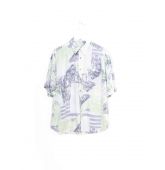 Chemisette 80's Vintage Blanche-1