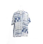 Chemisette 80's Vintage Bleu-1