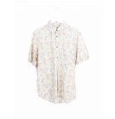 Chemisette Imprimé Fleurs Blanche T M-1