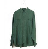 Chemise Soie Vert T XL-1
