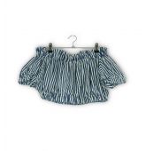 Crop top à rayures-1