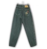Jean broderie - Taille haute-2