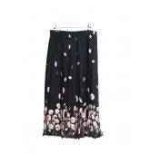 Jupe à Fleur noir Vintage-2