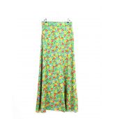 Jupe Motif Fleur 70's Vintage-2