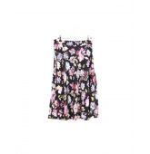 Jupe Motif Fleur Vintage-1