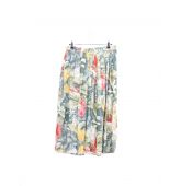 Jupe Motif Fleur Vintage-1