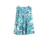 Jupe Motif Plage Vintage-2