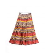 Jupe motif Provencal Vintage-2