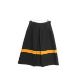 Jupe Unie Noire Vintage-1