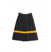 Jupe Unie Noire Vintage-2