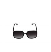 Lunette Carré Noir Verres Noir Fumée-1