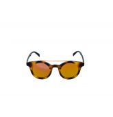Lunette de Soleil Ecaille Marron Verres Miroirs-1