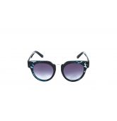 Lunette de Soleil Monture Epaisse Ecaille Bleu-1