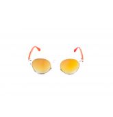 Lunette de Soleil Transparente Orange Fluo-1