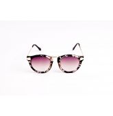 Lunettes de soleil monture multicolore noires-1