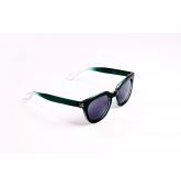 Lunettes de soleil monture verte-2