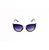 Lunettes de soleil oversize noire-1