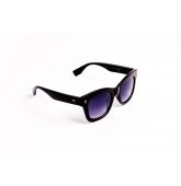 Lunettes de soleil carrées oversize noire-2