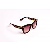 Lunettes de soleil carrées oversize vert transparent-2