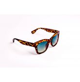 Lunettes de soleil carrées oversize marron-2