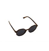 Lunette Marron Ecaille Verres Noirs-2