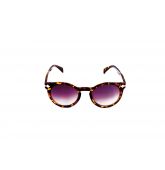 Lunettes de soleil look rétro motif écaille de tortue-1