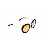 Lunettes Oversize Verres Miroirs Jaunes-2