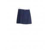 Mini Jupe Unie Bleu Vintage-2