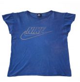 NIKE BLUE - 80's T L-1