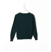 Pull de Noël Vert T S-2