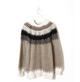Pull Nordique Vintage Fait Main-1
