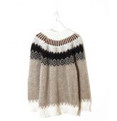Pull Nordique Vintage Fait Main-2