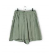 Short en soie gris clair-1