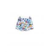 Short Imprimée Plage Vintage-1