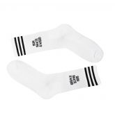 SUN SKATE & WEED BLACK WHITE SOCKS-1